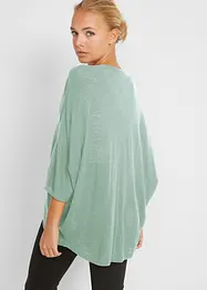Finstrikket cardigan i 100% bomull, bonprix