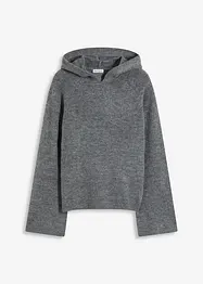 Strikket hoodie, bonprix