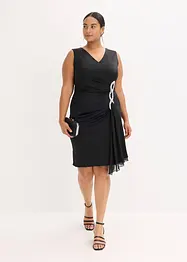 Jerseykjole med strassapplikasjon, bonprix