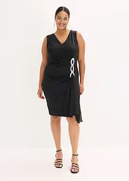 Jerseykjole med strassapplikasjon, bonprix