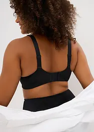 Avlastnings-BH uten spiler med vatterte stropper og broderi, bonprix