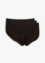 Boxer til dame med bomull (3-pack), bonprix