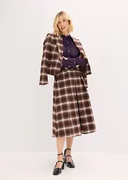 Chiffonbluse med avtagbart knytebånd, bonprix