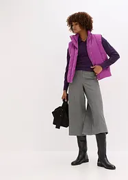 Vattert vest med lett glans, bonprix