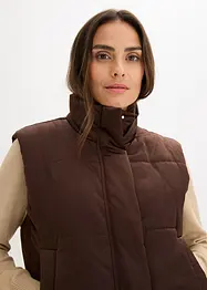 Vattert vest med lett glans, bonprix