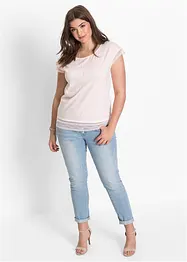 Boxy topp i bomull, bonprix