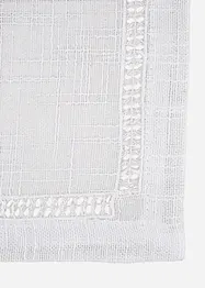 Bordbrikker med hullbroderi (2-pack), bonprix