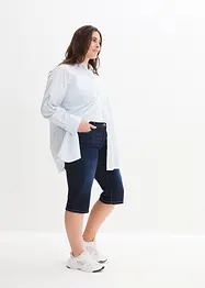 Bermudashorts i denim Mid Waist, komfortlinning, bonprix