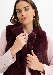 Vest i fuskepels, bonprix