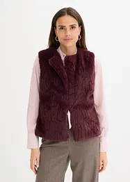 Vest i fuskepels, bonprix