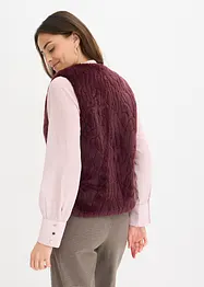 Vest i fuskepels, bonprix