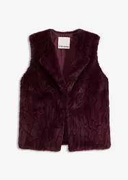 Vest i fuskepels, bonprix