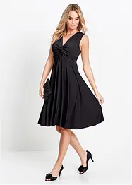 Trikotkjole med V-utringning, bonprix