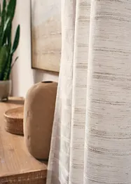 Gardin med stripemønster (1-pack), bonprix