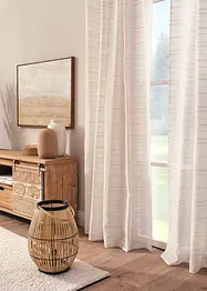 Gardin med stripemønster (1-pack), bonprix