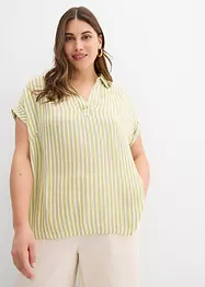Kortermet bluse i lett viskose, bonprix