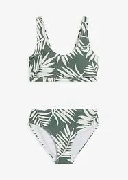 Bustier-bikini (2-delt sett) av resirkulert polyamid, bonprix