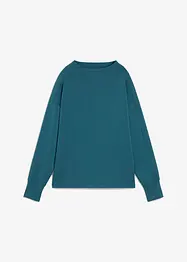Oversized sweatshirt av mykt scubamateriale, bonprix