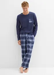 Pyjamas i myk, 100% bomull, bonprix