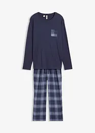Pyjamas i myk, 100% bomull, bonprix