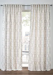 Gardin i resirkulert polyester (1-pack), bonprix