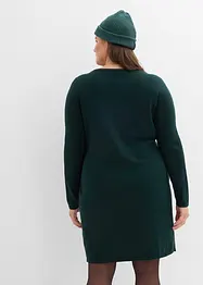 Strikkekjole i ledig snitt, bonprix
