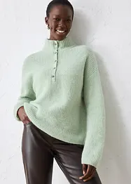 Oversized ullgenser med alpakka, bonprix