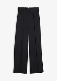 Bukse med legg og utsvingte ben, bonprix
