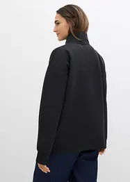 Topp i scuba-materiale med ståkrage, bonprix