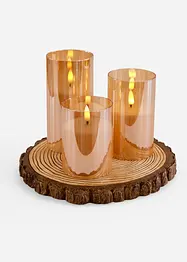 LED-kubbelys (3-delt sett), bonprix
