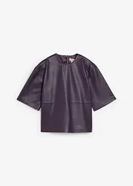 Skinntunika av lammenappa, bonprix