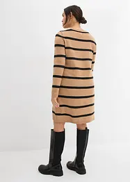 Strikket kjole i figurnær modell, bonprix