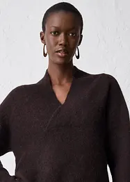 Genser i varmende alpakkamiks, bonprix