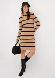 Strikket kjole i figurnær modell, bonprix