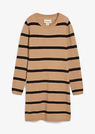 Strikket kjole i figurnær modell, bonprix