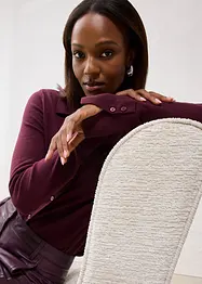 Finstrikket cardigan i myk ullmiks, bonprix