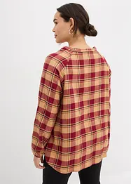 Blusetunika i flanell, bonprix
