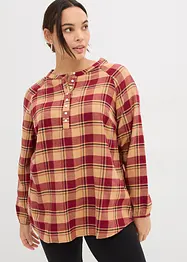 Blusetunika i flanell, bonprix