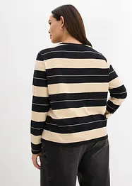 Langermet topp av solid bomull, bonprix