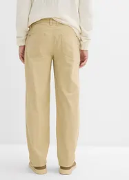 Relaxed Fit-twillbukse med komfortlinning, Straight, bonprix