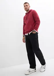 Relaxed Fit-twillbukse med komfortlinning, Straight, bonprix