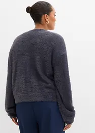 Cardigan i fjærgarn i viskosemiks, bonprix