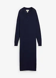 Finstrikket kjole av viskosemiks, bonprix