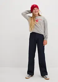 Wide leg-jeans, Mid Waist, bonprix