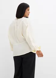 Bluse i viskosemiks med lett glans, bonprix