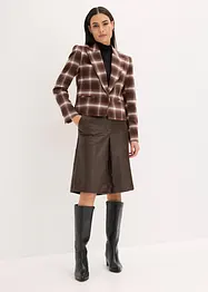 Bermudashorts i imitert skinn, bonprix
