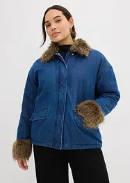 Lett vattert denimjakke, bonprix