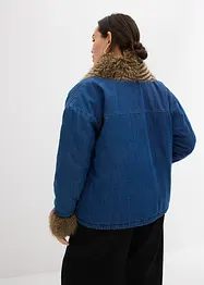 Lett vattert denimjakke, bonprix