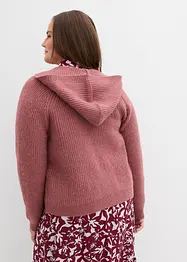 Cardigan med hette, bonprix