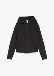 Cardigan med hette, bonprix